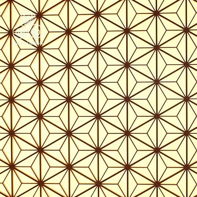 Muur van de Hinoki 3D Franse Stevige Houten Decoratieve Verdeling Kumiko Products