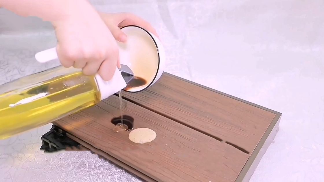 Anti UV van het de Bevloeringsdek van de Bamboeportiek Buitenkant 11mm 22mm van Wpc maakt vuurvast