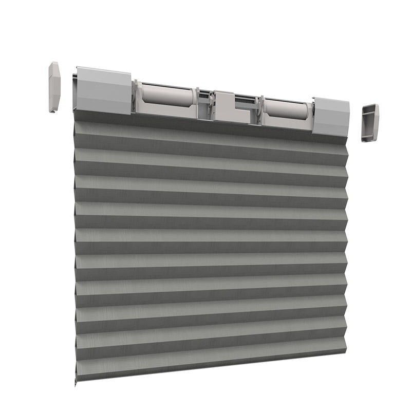 De lagere Open Vouwende Document Draadloze Gordijnzonneblinden plooiden Tijdelijke Zonneblinden