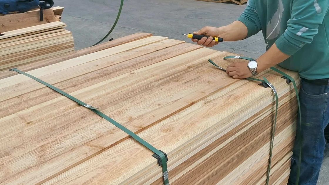 Aangepaste Openluchtcedar wood fence for garden-Decoratie Goede Stabiliteit