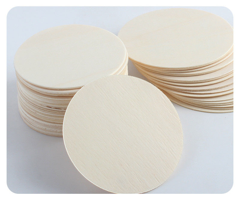 Popel Solid Ronde Houten Discs Disk Board Baby Card Kerstmis Hout chips voor Diy Crafts