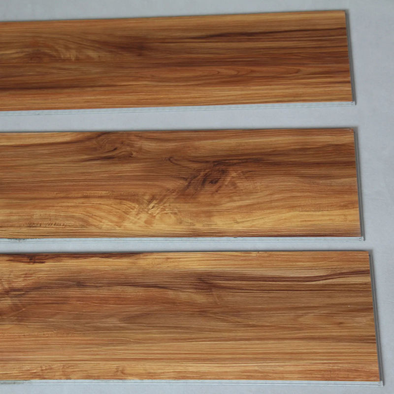 Aanpasbare houten textuur SPC vloer brandwerend steen plastic composiet met klik waterdicht luxe SPC vinyl klik