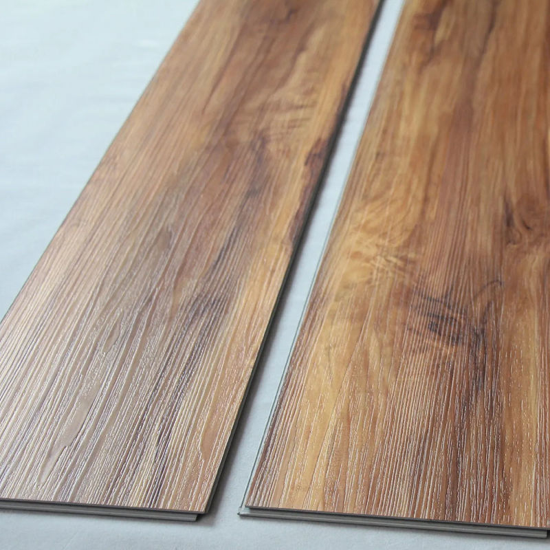 Aanpasbare houten textuur SPC vloer brandwerend steen plastic composiet met klik waterdicht luxe SPC vinyl klik