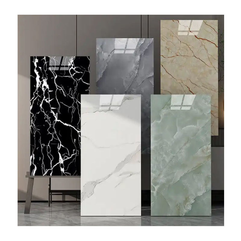 Waterdicht PVC Plastic Stone Marble SPC Muurbekleding Luxe SPC Vinyl Rigid Core Board Interieur Muur