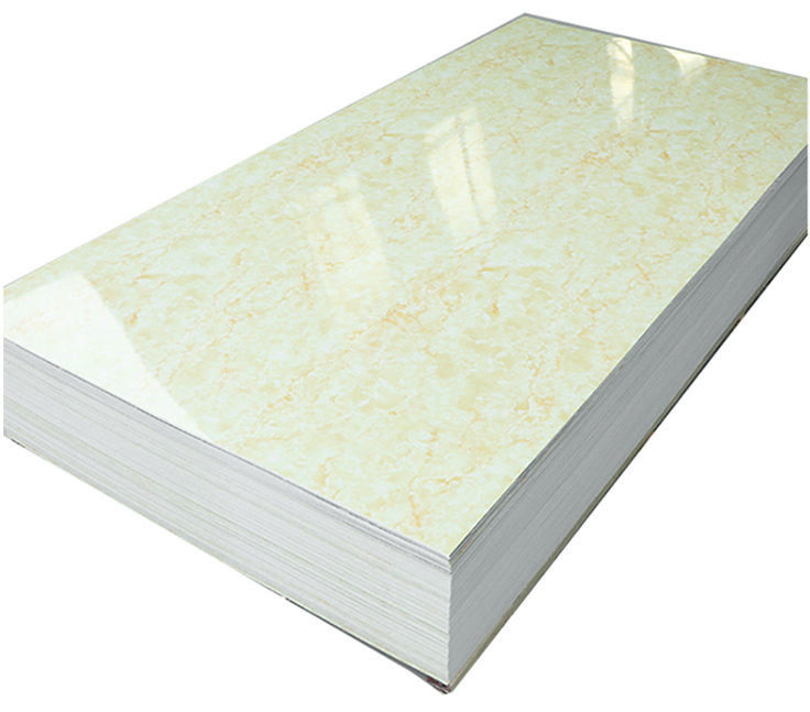 Gemakkelijk te installeren Marmer Look SPC Luxe Plastic slijtagebestendige wand en vloer tegels Indoor Nieuw product In China