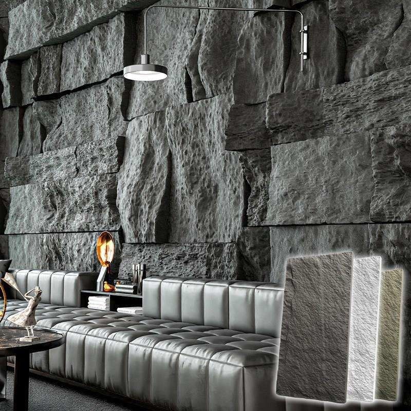 Groothandel Champignon Stone Wall Panel PU Stone Wall Panels Steen Voor Decoratie