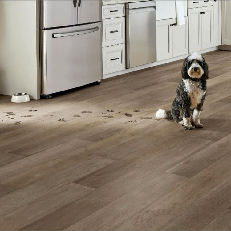 Waterdichte houtkorrels 4 mm 5 mm PVC klik slot Spc vloer Lvp vloer vinyl plank luxe vinyl vloer met IXPE