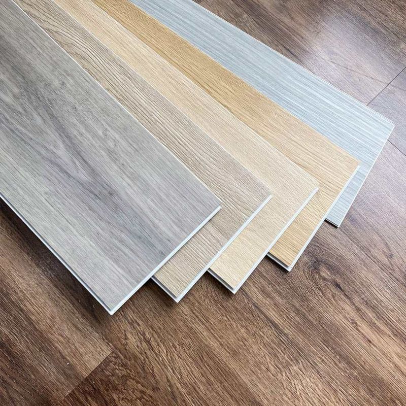 Eco-vriendelijk Materiaal brandwerend houten tegels vloer klik pvc vinyl vloer spc vloer voor Indoor