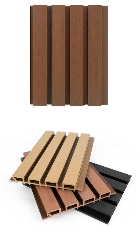 Fabrieksdirecte verkoop Hoogwaardige buitenwandpaneel waterdicht co-extrusie Wpc wandbekleding voor buitenmuurversiering