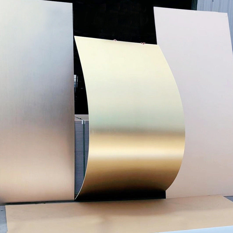 Bamboe Hout houtskool Veneer Metalen wandpaneel Decoratieve plaat Bamboe PET Metalen plaat