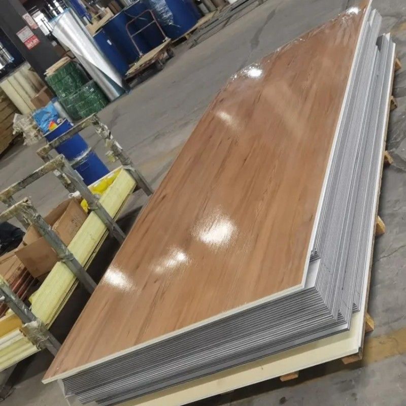 Bamboe houtskool hout veneer board spiegel zijde vuurbestendige pvc wandpaneel voor appartement kantoor