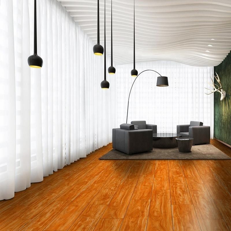 Moderne design SPC klik plank vinyl vloer Anti slip slijtvast voor thuis / kantoor / hotel