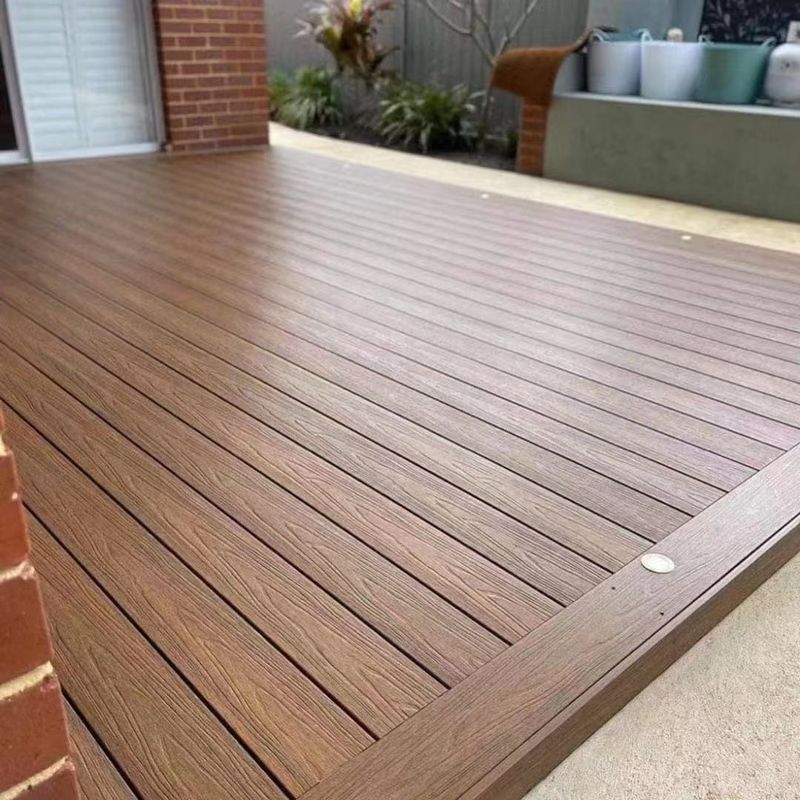 Hot Sale Custom Hollow WPC Co-extrusion Decking Floor Outdoor Garden Decking Panels met accessoires
