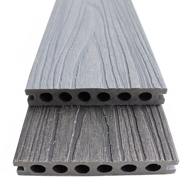 UV-stabiel Buitenste solide waterdichte houten hoge sterkte CE-gecertificeerd WPC hout plastic composietdek van dubbele kleuren