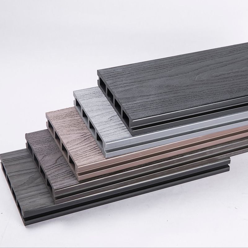 Custom Interlock Wpc outdoor Decking 3D embossing houtkorrel Composite decking board China Hout Plastic textuur vloer