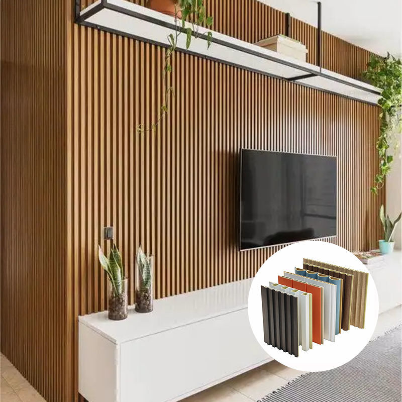 WPC lambrin decoratief paneel voor interieurwandbekleding in huishoudelijke omgeving