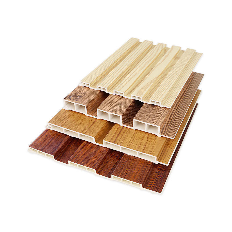 WPC houten wandpaneel samengesteld WPC wand bekleding tegels Interieur het vloeiende wandpaneel