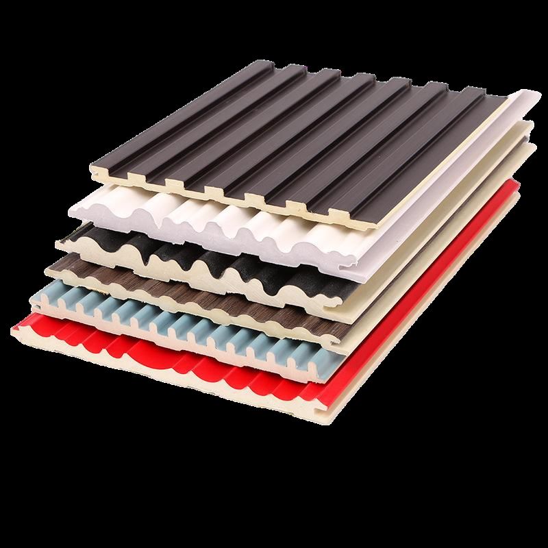 WPC houten wandpaneel samengesteld WPC wand bekleding tegels Interieur het vloeiende wandpaneel