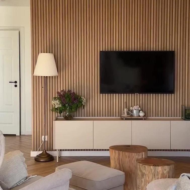 Interieur WPC Gegerfde Wandpaneel 3D PVC Hout Alternatief Buiten/Commercieel/Keuken/Gym Panelen Kunststof Plaat Waterdicht Wandpaneel