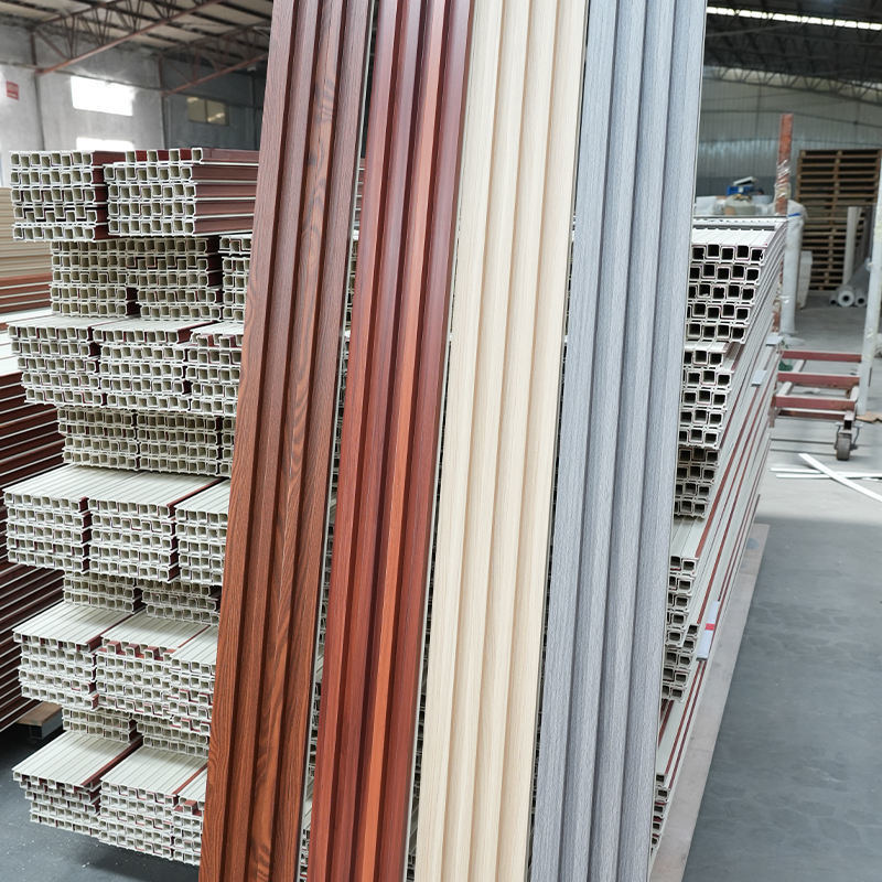 Waterproof WPC Wall Panel for TV Background for Interior Decoration in Hotels and Apartments Made of Plastic