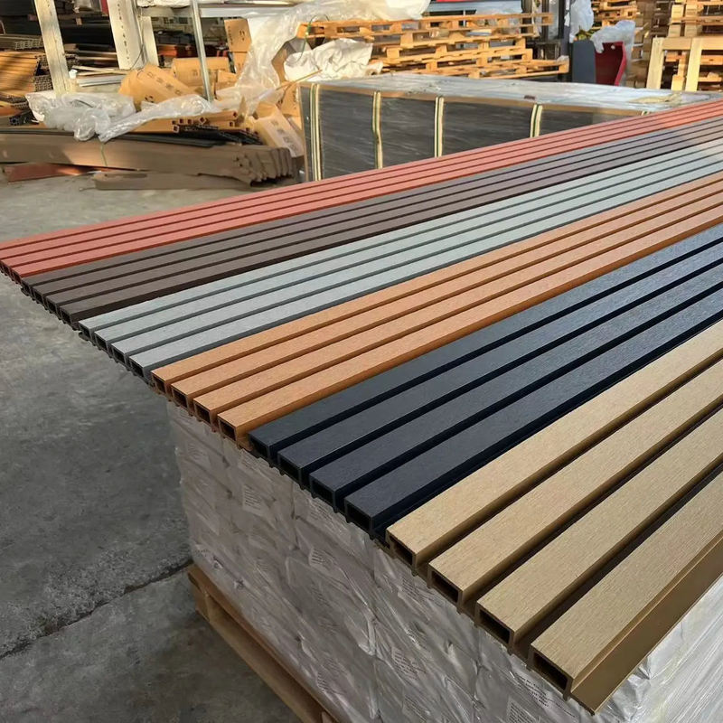 Hoogwaardige gevelbekleding Wpc Exterieur Buiten Composiet Externe Wpc Gevelbekleding Panelen Buiten Wpc Gevelbekleding