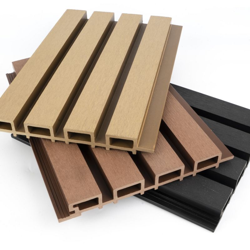 Hoogwaardige gevelbekleding Wpc Exterieur Buiten Composiet Externe Wpc Gevelbekleding Panelen Buiten Wpc Gevelbekleding