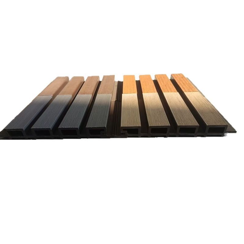 Lage prijs groothandel externe houtnerf outdoor decoratie WPC wandpaneel bekleding