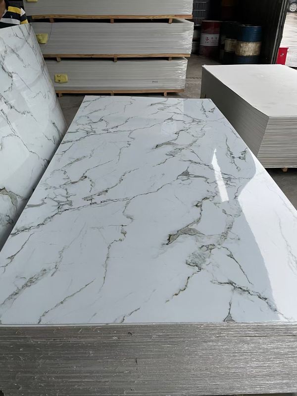 Wholesale Factory-Produced PVC UV Marble Sheet Wall Panel Waterproof Moisture-Proof Modern Bedroom Warehouse Bathroom Graphic