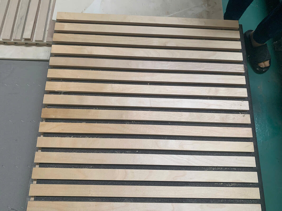 Acoustiek Panelen Wandpanelen Planken PET MDF Acoustiek Wand Decoratie voor meubels Acoustiek houten wandpanelen modern ontwerp Flexibel