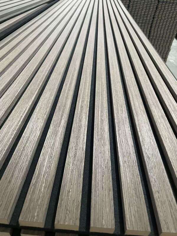 Hot-selling akoestische panelen houten slaat gefloten wandpaneel huis decoratie interieur geluidsdicht wandpanelen