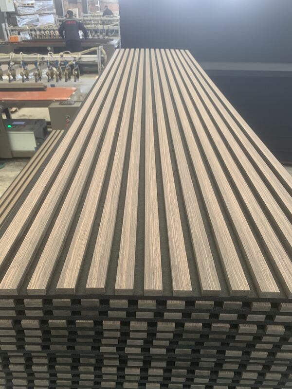 Hot-selling akoestische panelen houten slaat gefloten wandpaneel huis decoratie interieur geluidsdicht wandpanelen