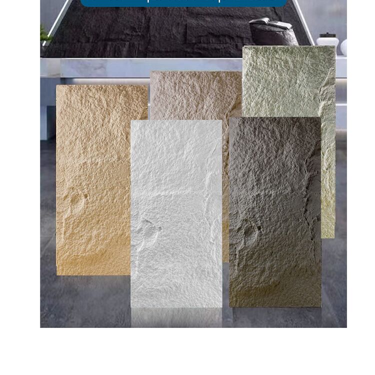 Fabriek Pu Steen Muurpaneel Pu Faux Steen Panelen Champignon Look 1200x600mm Indoor Interior Decorative Panel Champignon Deco Muur