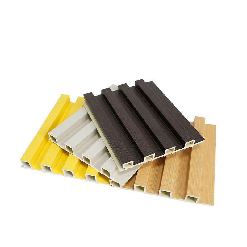 Buitenpaneel Wpc Wandpaneel Hout Kunststof Modern Design Board Buiten Outdoor Composiet Wpc 3D Paneel Buitenmuurbekleding