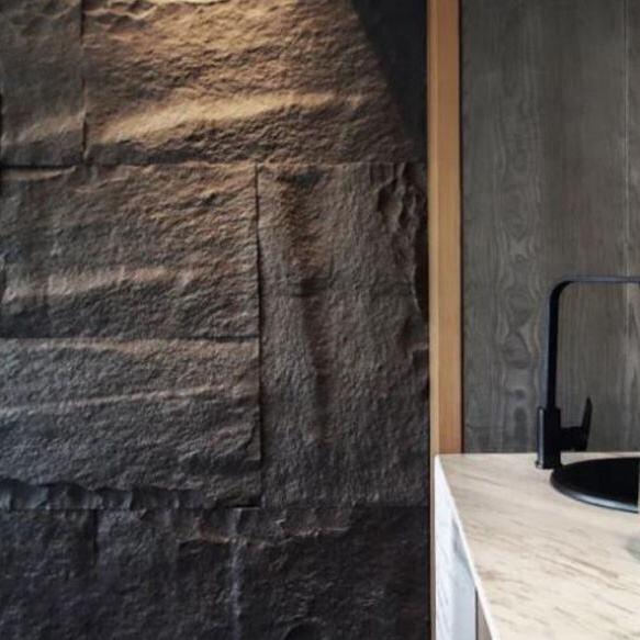 Lichtgewicht Modern Design Polyurethaan Decoratief PU Steen Wandpaneel Grote Plaat voor Hotels en Binnengebruik Gemaakt in China