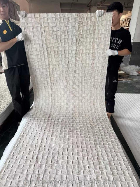 MCM Soft Series Modern Design Flexibel Kunstmatig Eco-vriendelijk Branddicht Waterdicht Grote plaat Innen- en Buitenwand Decoratie 3D