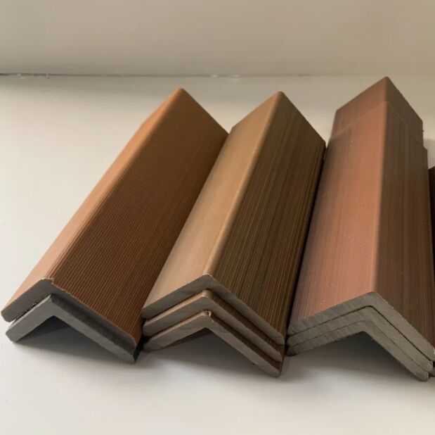 Fabrieksprijs WPC Outdoor Accessoires Hoeklijn Hoekbedekkende hoekstrips voor buitendek en wandpaneel
