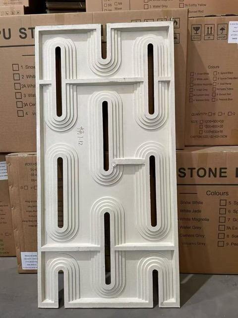 3D PU Culture Stone Wall Panel Factory Direct Custom Color Waterproof Fireproof Lightweight Faux Wall Cladding Exterior