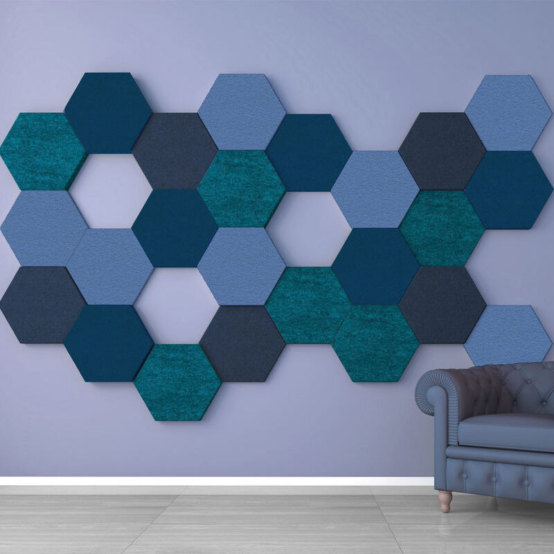 Removable Adhesive Acoustic Panels No Damage Installation for Temporary Spaces