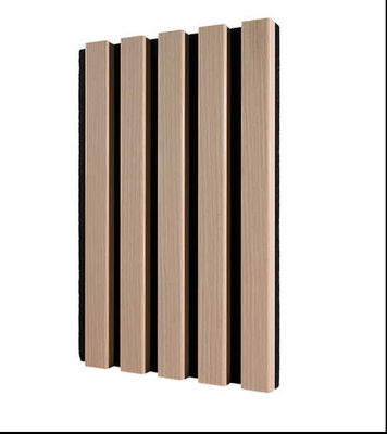 Stijlvol 21mm Interieur Wpc Muurpaneel Houten MDF Base Slat Akoestisch Met PET Core