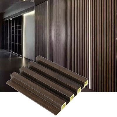 Wpc wandpaneel Hout Plastic Composite Wandbekleding Interieur decoratieve materialen