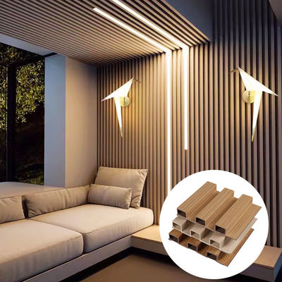 Fabriek Inrichting PVC coating bekleding Wandplaat WPC Interieur vloeiend wandpaneel