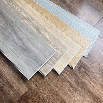 Eco-vriendelijk Materiaal brandwerend houten tegels vloer klik pvc vinyl vloer spc vloer voor Indoor