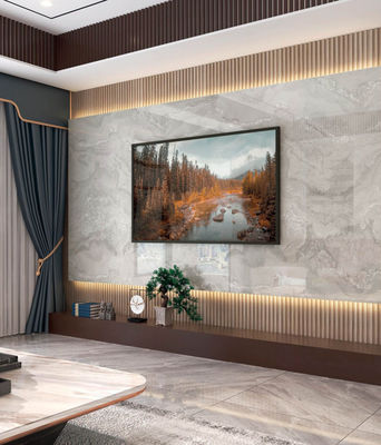 Warm verkopen Bamboe Houtskool Muurpaneel Solid 1220 X 2800 mm Waterdicht Samengesteld Marmeren Graan Bamboe Houtskool Board