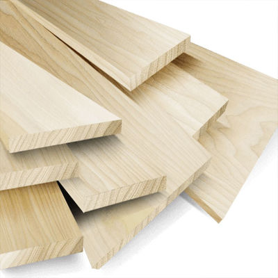 Solid Top Quality 1220*2440 Op maat gemaakte natuurlijke / bleekmiddel / gecarboneerde Poplar Edge Glude Boards