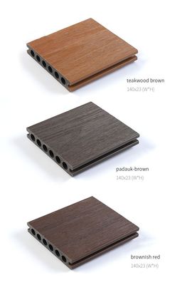 WPC buitentegels 3D geïmprimeerd hout plastic composietdek voor tuin