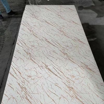 Chinese fabrikant 1220x2440mm 3mm PVC marmer UV coating wandpaneelplaat
