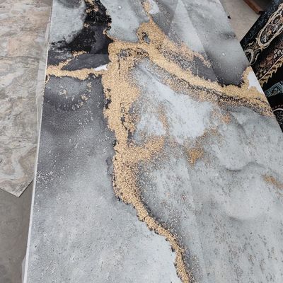 Hoogdichte PVC-schuim 1220*2440 Marmer PVC-plaat UV Waterdicht UV-bord