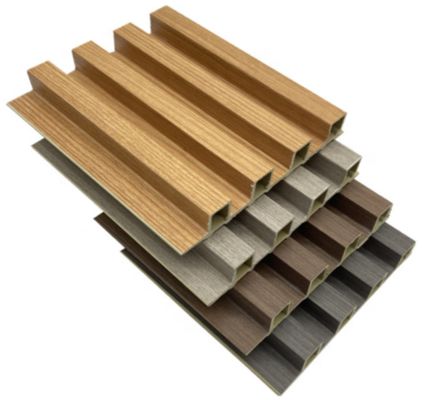 Waterproof Integrated Other Wall Board Curved Wood Panels Pvc Wall Decor Interior Slat Wpc Wall Panel