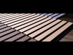 Akoestisch houten muurpaneel