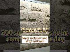 3D Groothandel Kunst Interieur Exterieur PU Steen Polyurethaan Kunststeen Bekleding Wandpaneel Plaat Demo